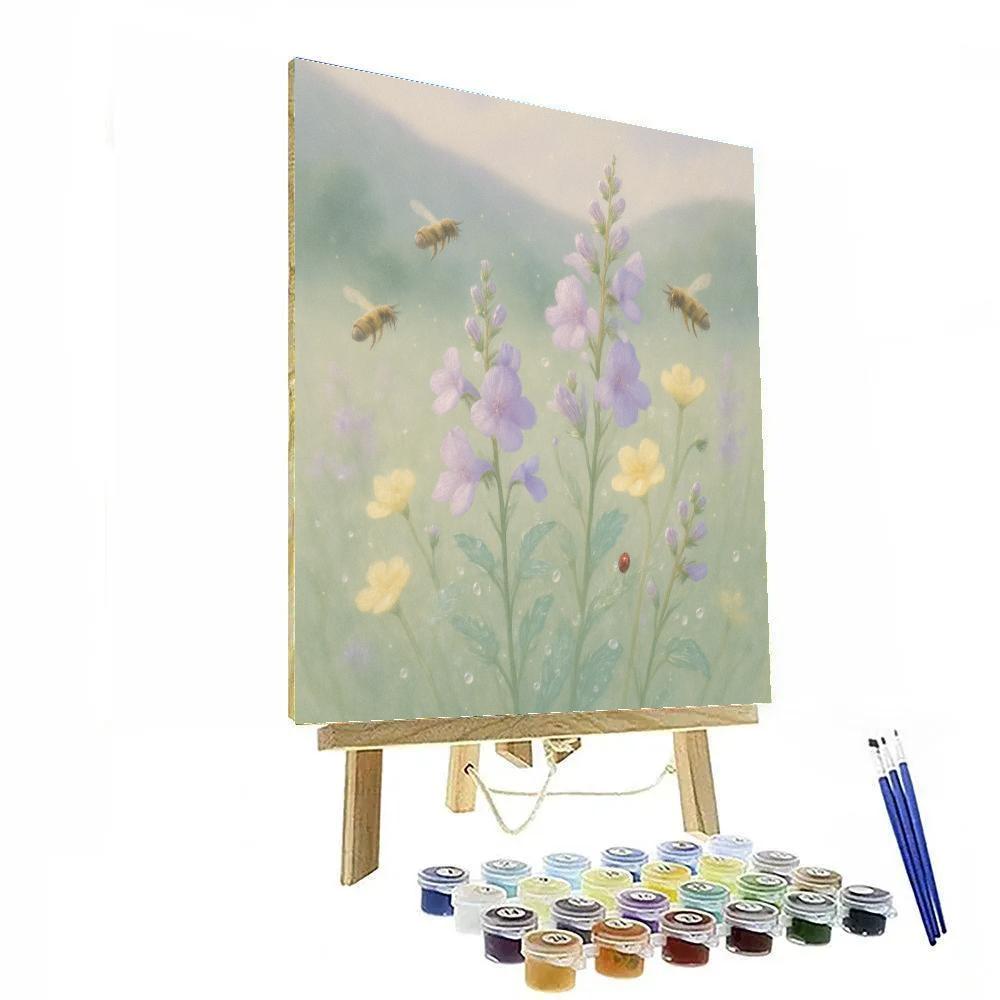 Flower Meadow Whisper Flower Number painting