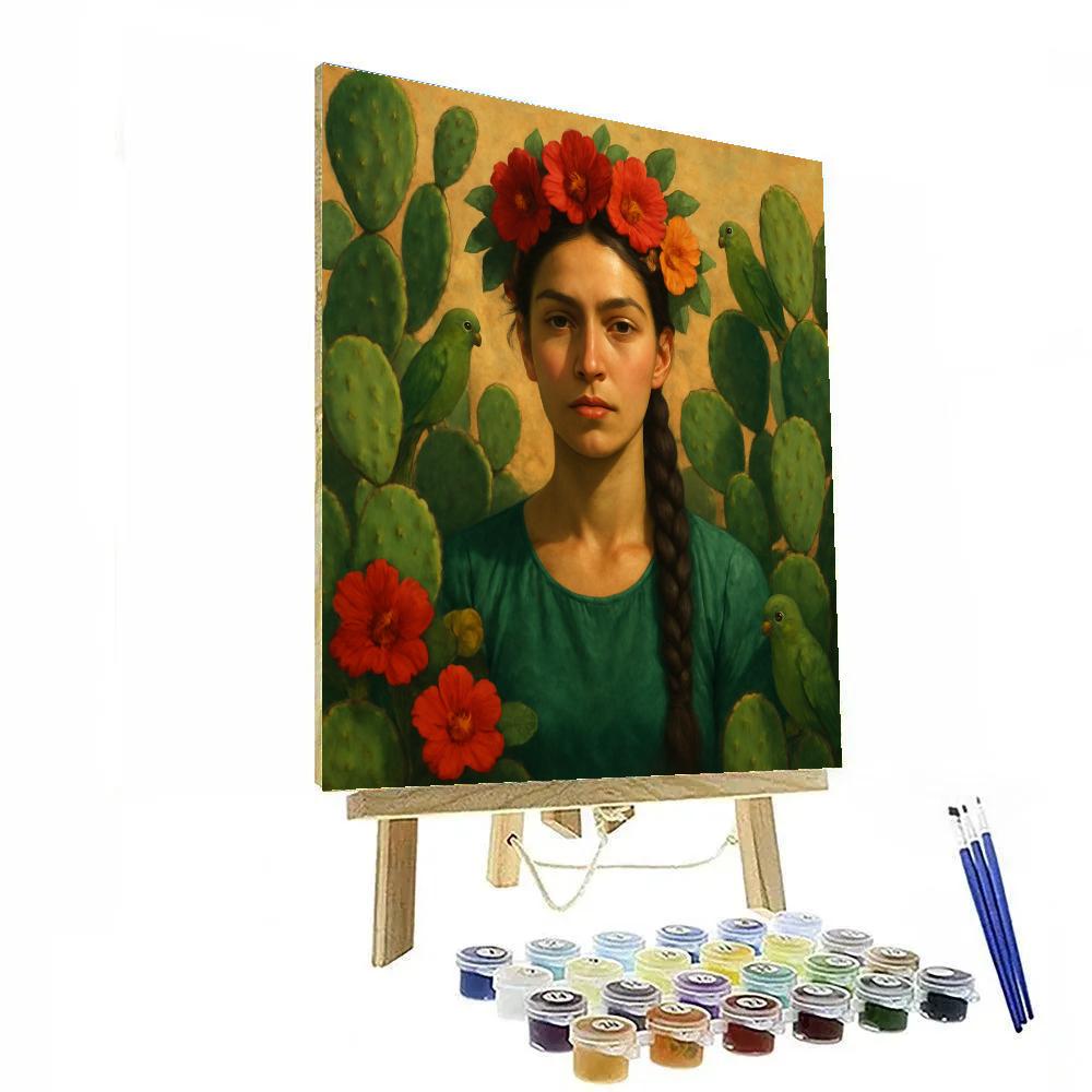 Frida Desert Bloom DIY paint by numbers