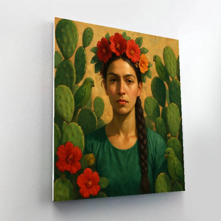 Frida Desert Bloom DIY paint by numbers