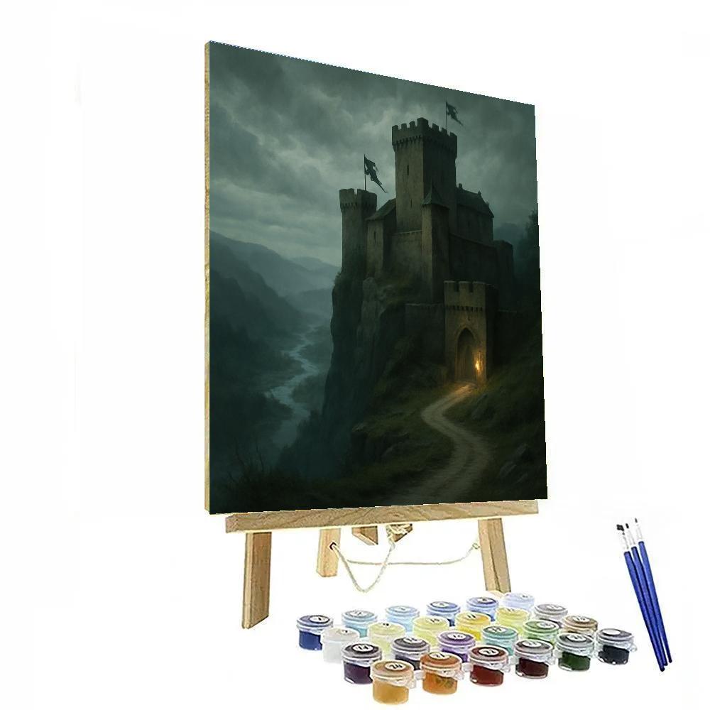 Castle Mist Overlook Numbered painting kits