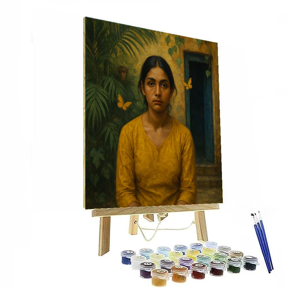 Frida Kahlo Garden Vigil Painting by numbers kit