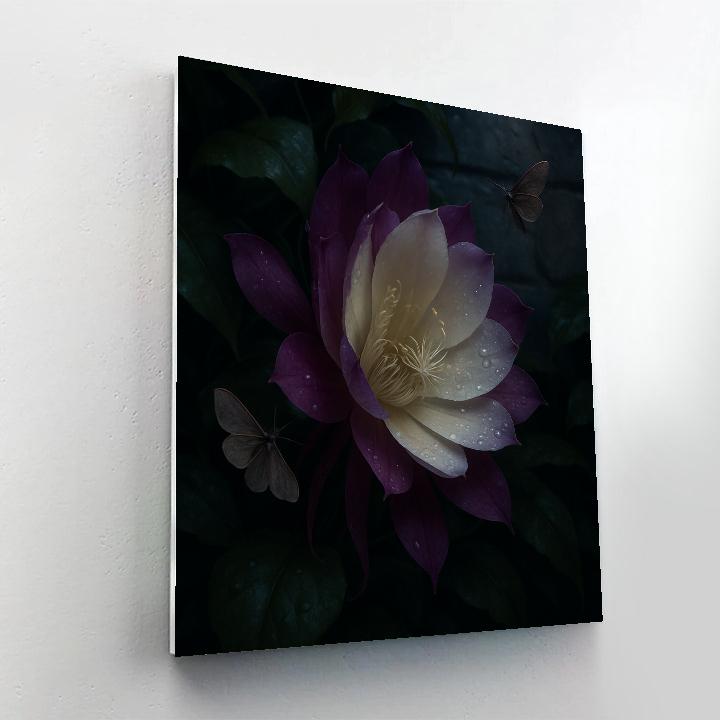 Flower Midnight Bloom paint by number