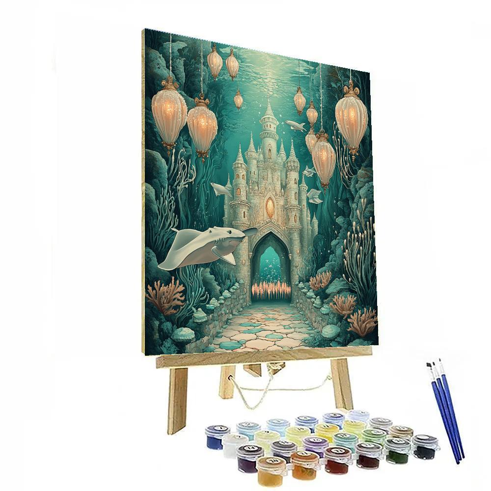 Tideglass Castle Reef Citadel paint by number