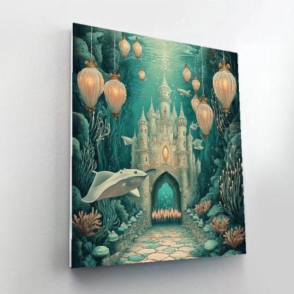 Tideglass Castle Reef Citadel paint by number