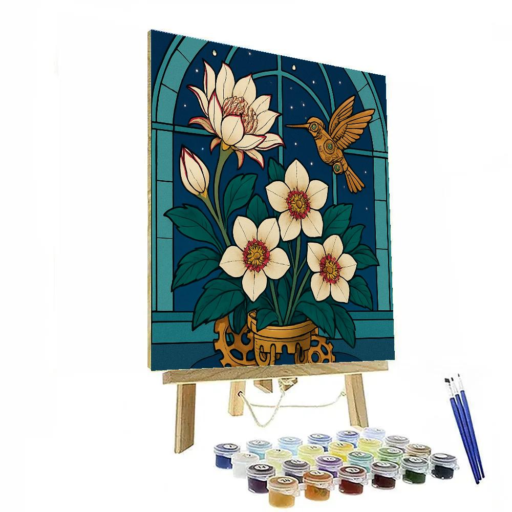 Flowers Of The Clockwork Conservatory paint by numbers