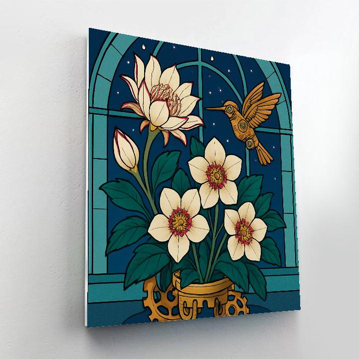 Flowers Of The Clockwork Conservatory paint by numbers