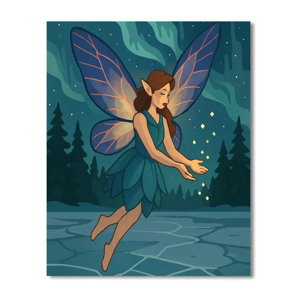 Aurora Ferrying Fairy Lanterns DIY paint by numbers