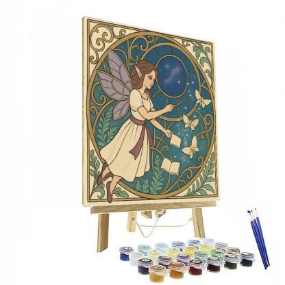 Clockwork Atrium With Fairy Guide Paint by numbers kits