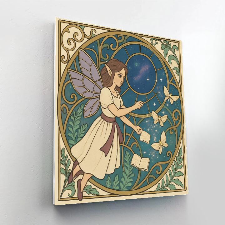 Clockwork Atrium With Fairy Guide Paint by numbers kits