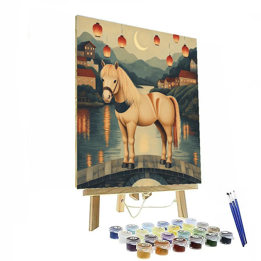 Lantern Festival With Horse Guardian DIY paint by numbers