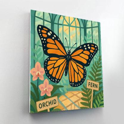 Glasshouse Butterfly Atlas Painting by numbers kit
