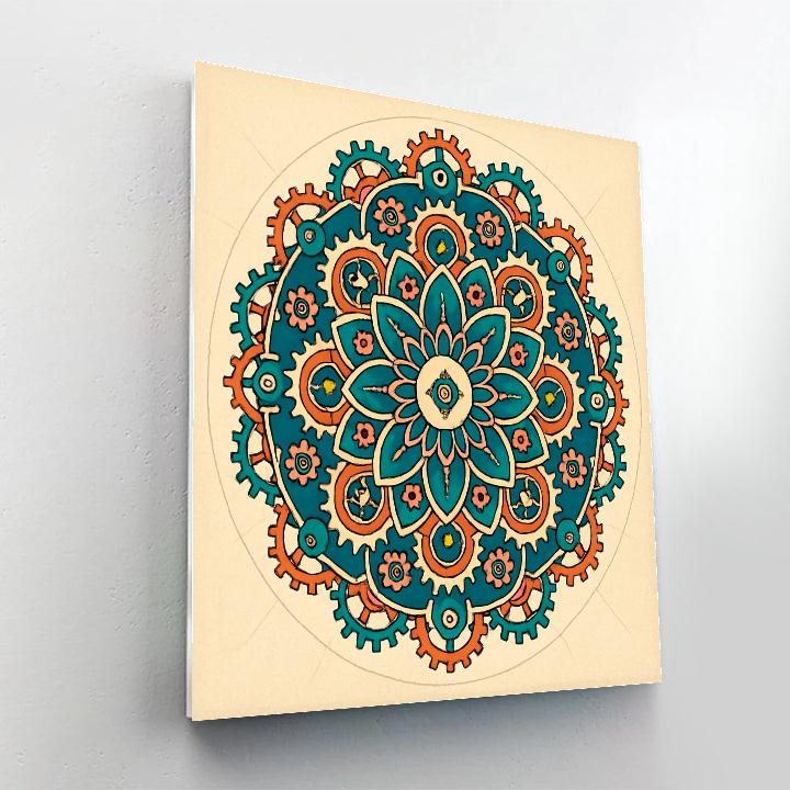 Clockwork Sanctuary Mandala Paint by numbers kits
