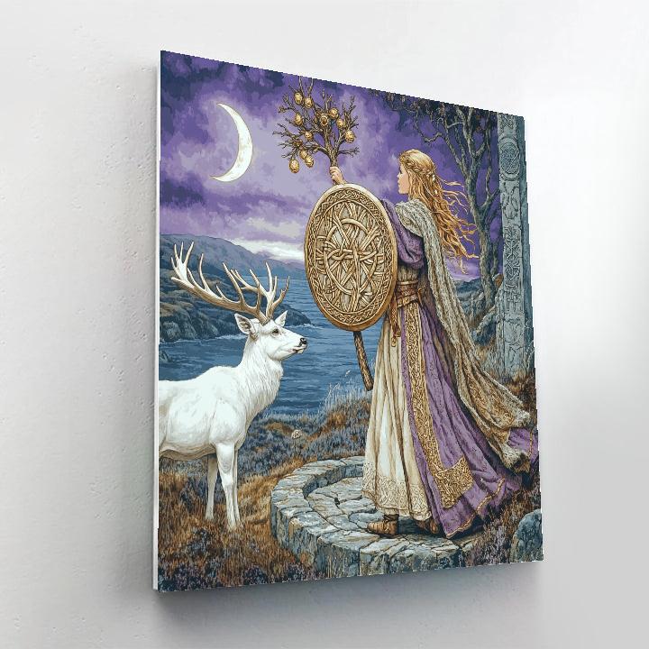 Stone Circle Oath In Celtic Twilight Painting by numbers kit