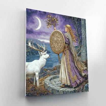 Stone Circle Oath In Celtic Twilight Painting by numbers kit