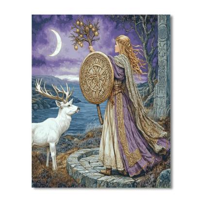 Stone Circle Oath In Celtic Twilight Painting by numbers kit