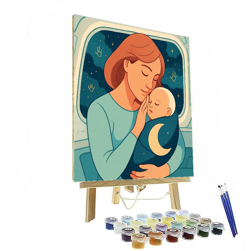 Mother Orbit Lullaby Painting by numbers kit
