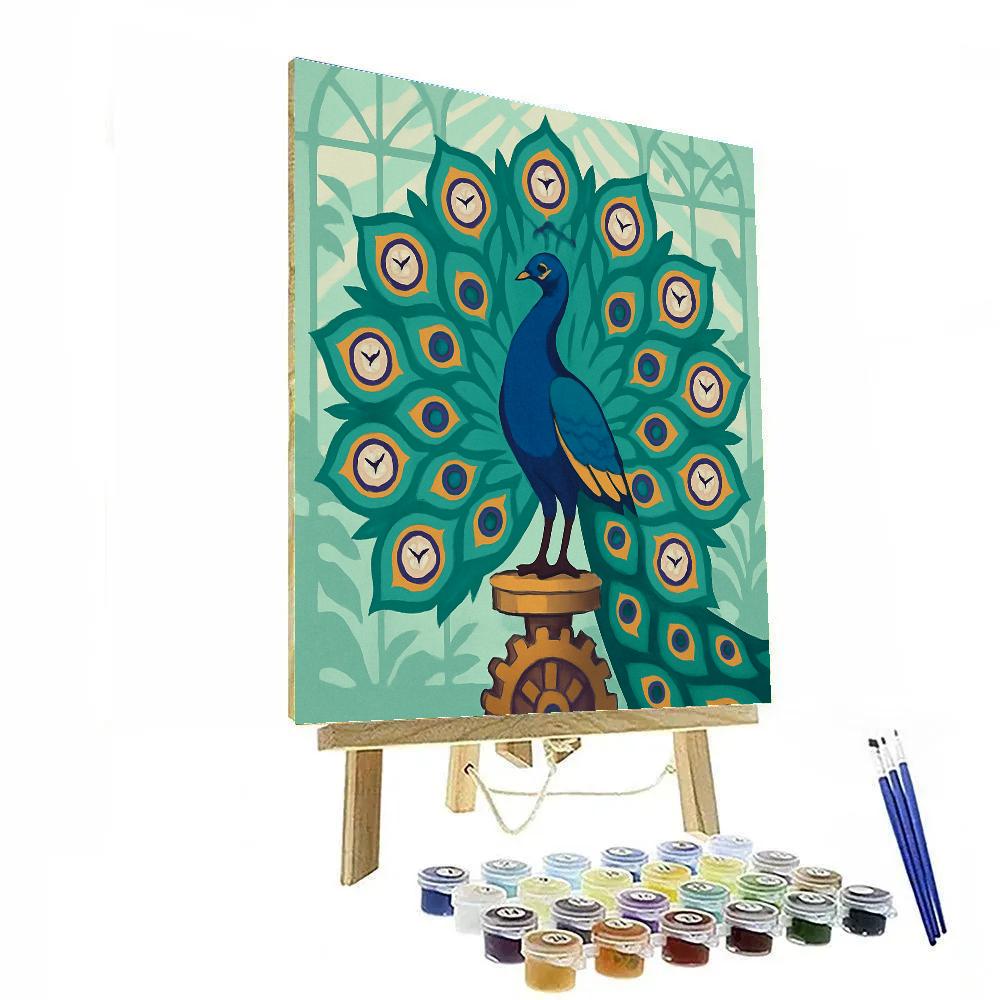 Peacock Of The Clockwork Conservatory Paint by numbers kits