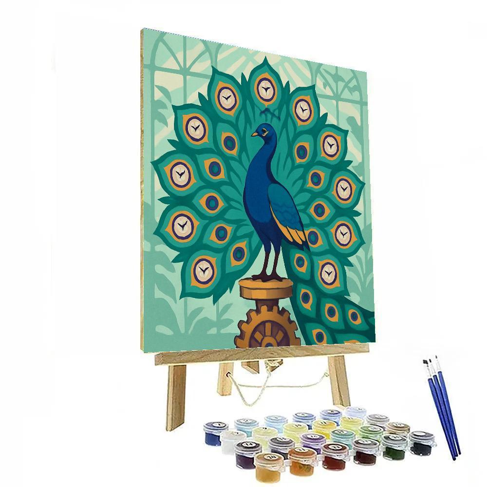 Peacock Of The Clockwork Conservatory Paint by numbers kits
