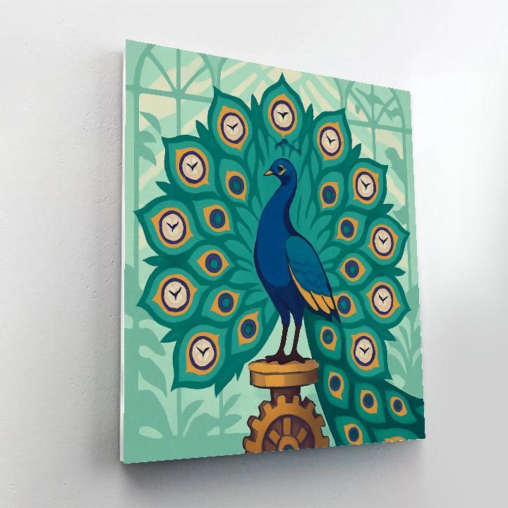 Peacock Of The Clockwork Conservatory Paint by numbers kits