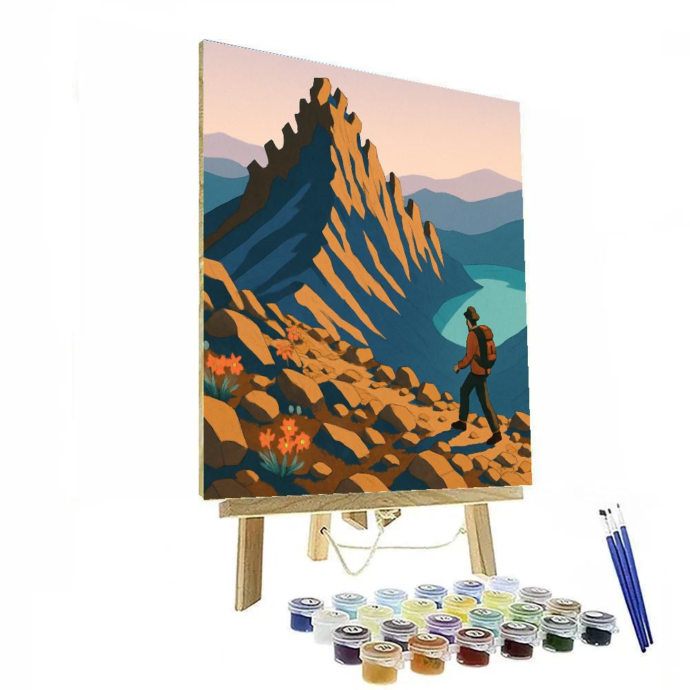 Mountain Shadow Clockwork Ridge Paint by numbers kits
