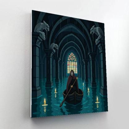 Mirror Of The Gothic Tide paint by numbers