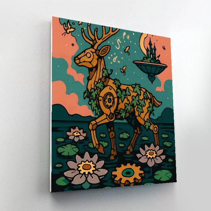 Clockwork Garden In Fantasy Bloom Paint by numbers kits