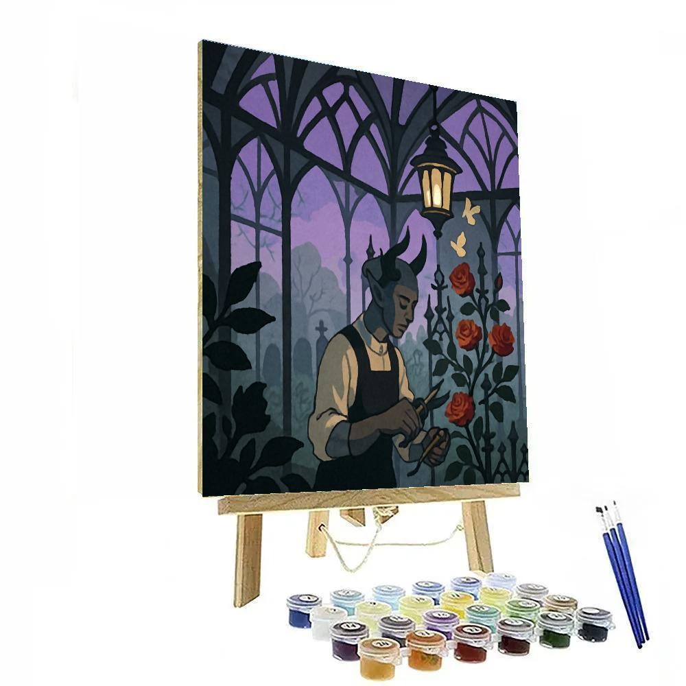 Gothic Thornwork Conservatory Paint by numbers kits