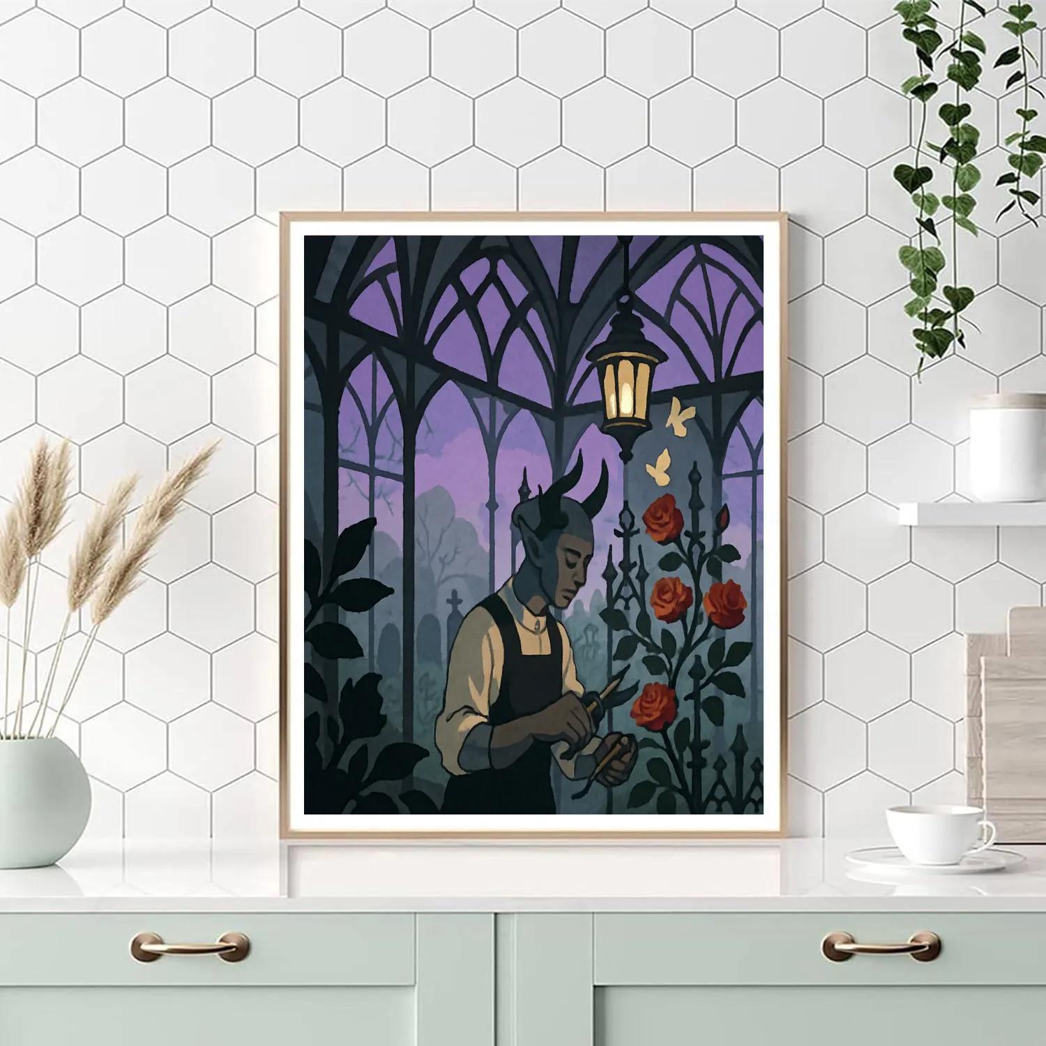 Gothic Thornwork Conservatory Paint by numbers kits