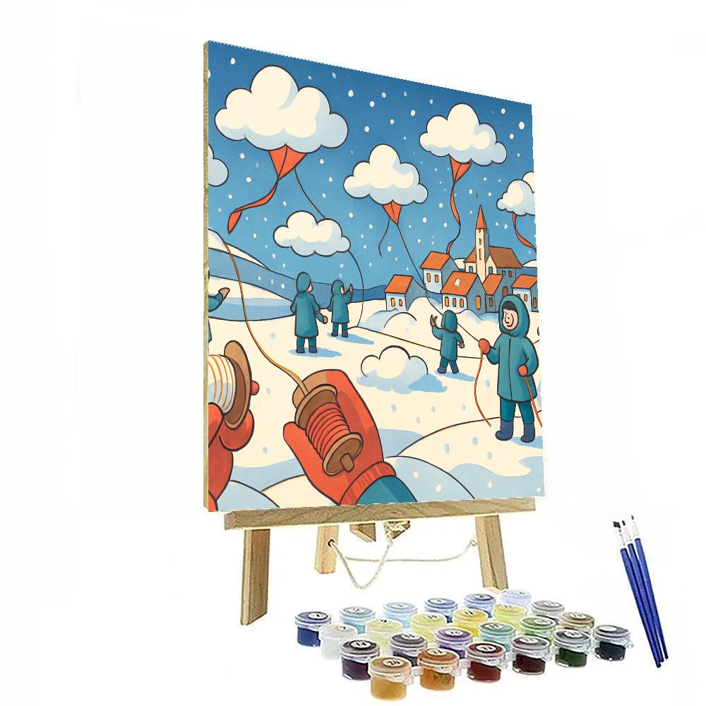 Winter Grade Cloud Herding Festival paint by color