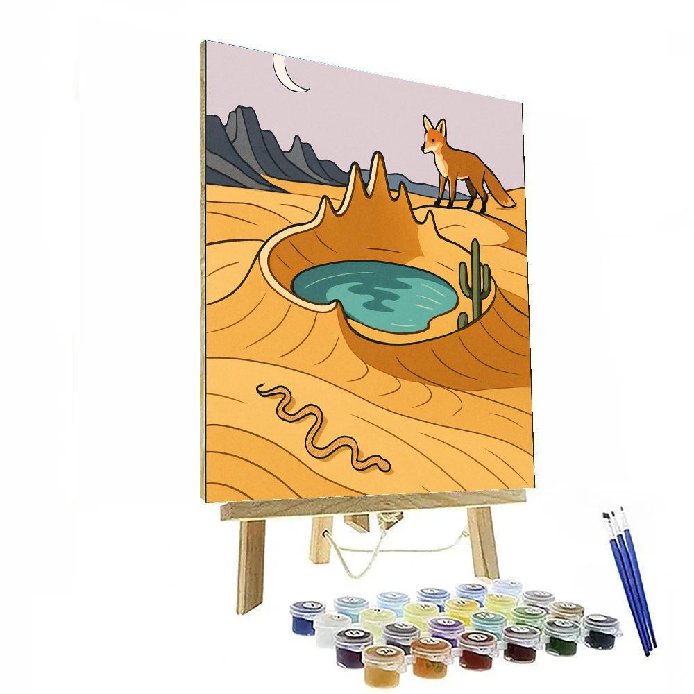 Crown Of Glass Desert Mirage Number painting