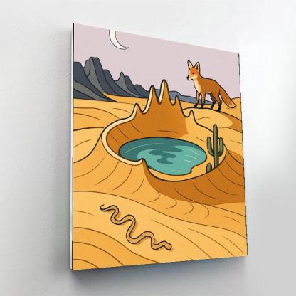 Crown Of Glass Desert Mirage Number painting