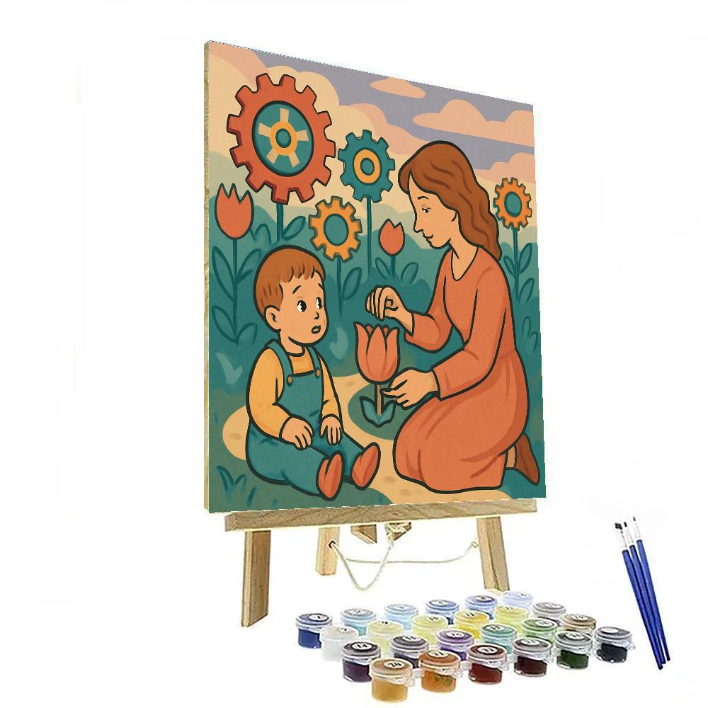 Clockwork Garden Mother Lullaby Paint by numbers art