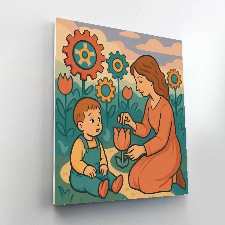 Clockwork Garden Mother Lullaby Paint by numbers art