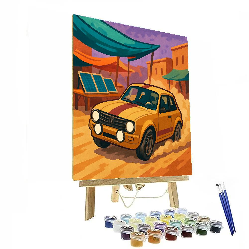 Solar Bazaar Rally In Cars paint by color