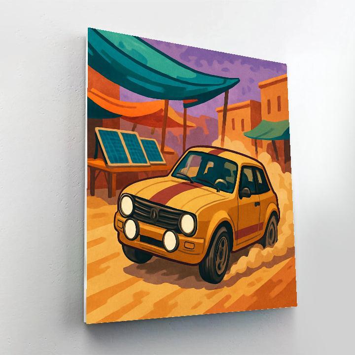 Solar Bazaar Rally In Cars paint by color