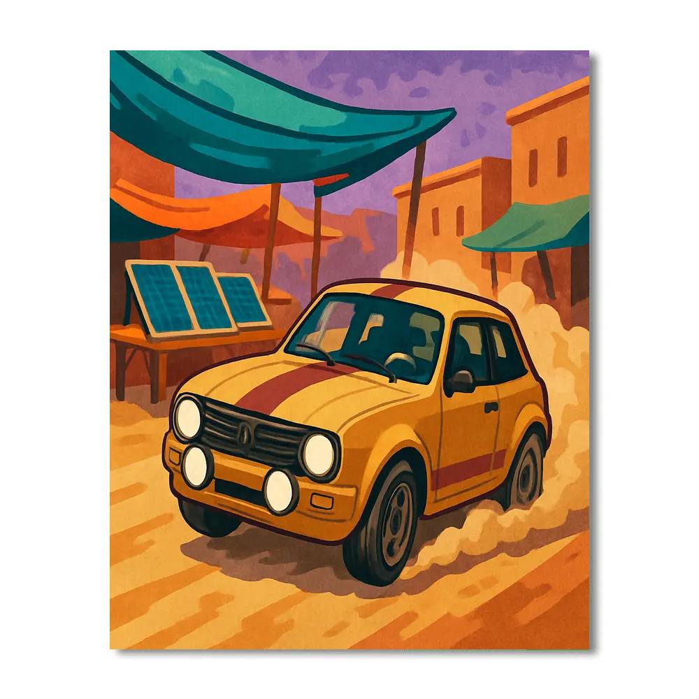Solar Bazaar Rally In Cars paint by color