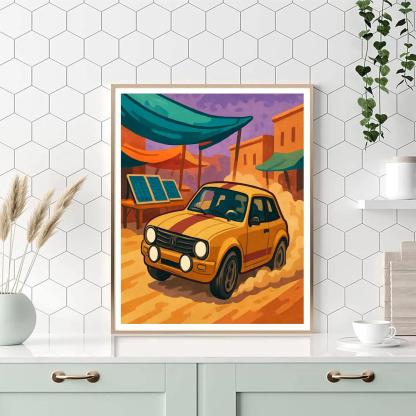 Solar Bazaar Rally In Cars paint by color