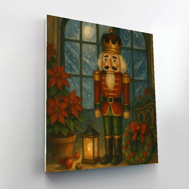 The Nutcracker Garden Under Glass Snow paint by color