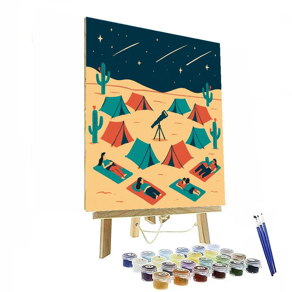 Desert Stargazer Valentines Day Camp Paint by numbers kits