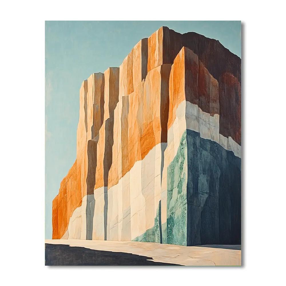 Michelangelo Inspired Strata Library Of Stone Pages paint by number