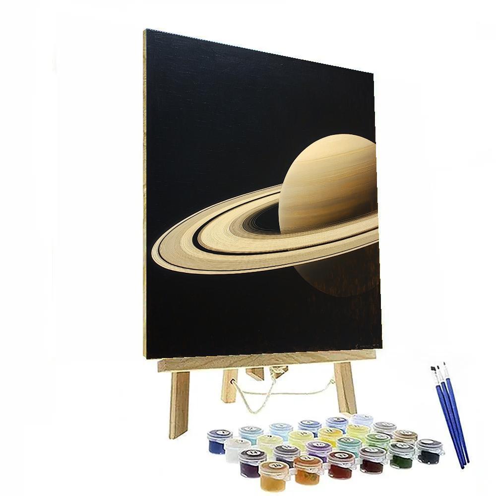 Caravaggio Inspired Saturn Ring Shadow Stillness Numbered painting kits