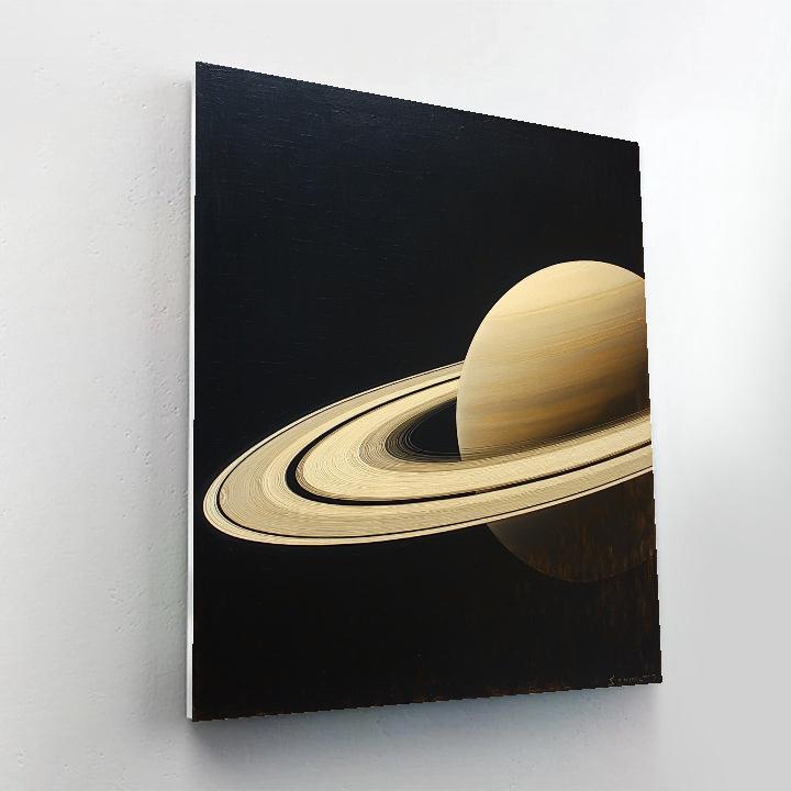 Caravaggio Inspired Saturn Ring Shadow Stillness Numbered painting kits