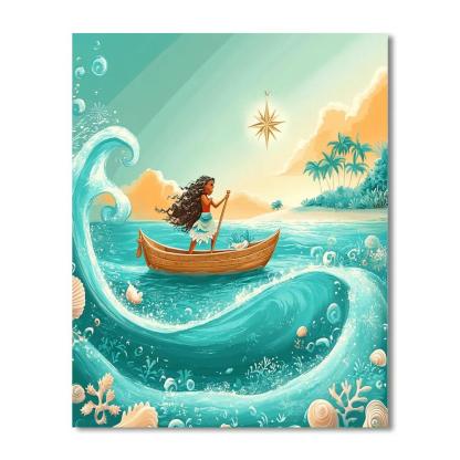 Moana Ocean Star Compass Journey Paint by numbers kits