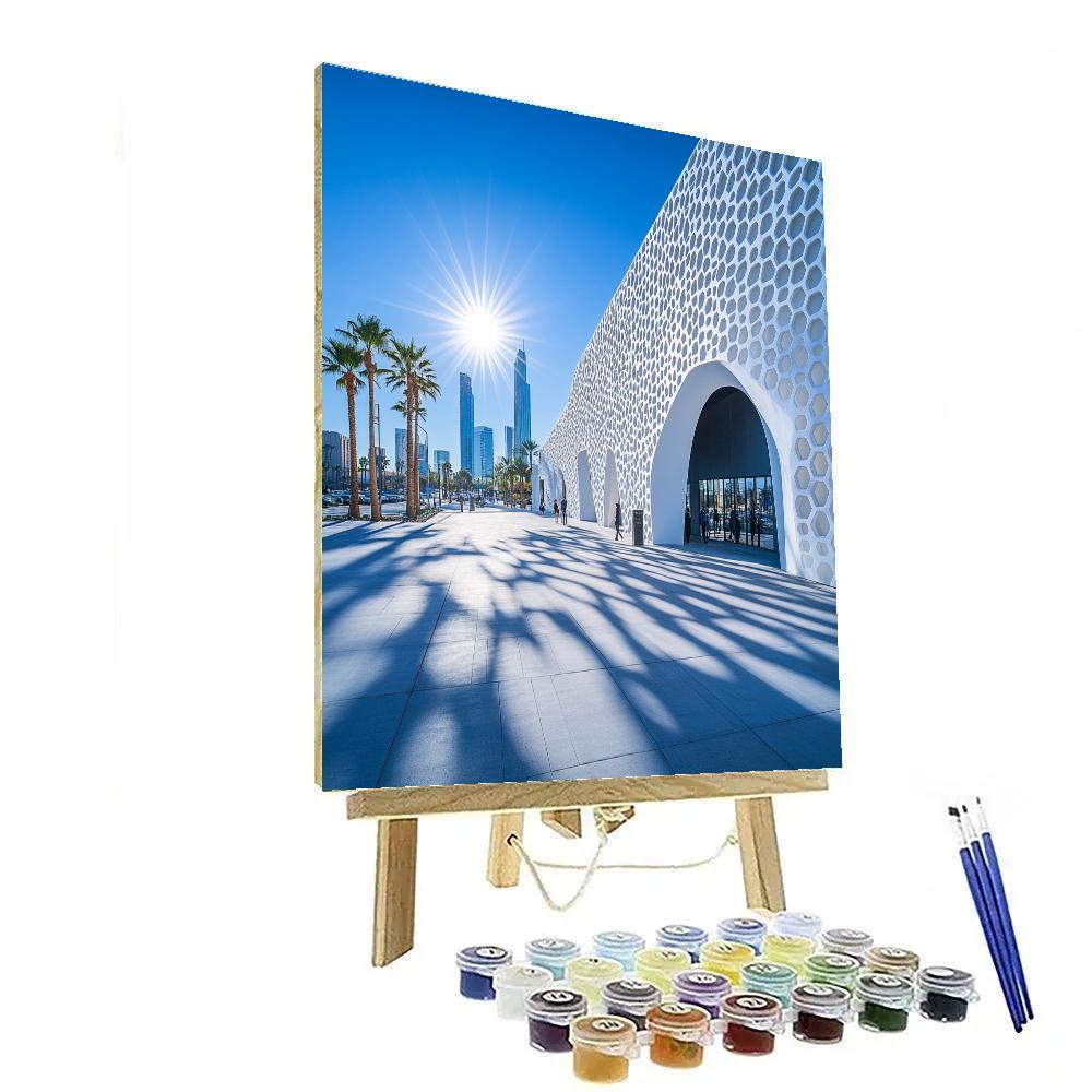 The Broad Museum Honeycomb Facade Los Angeles United States Numbered painting kits