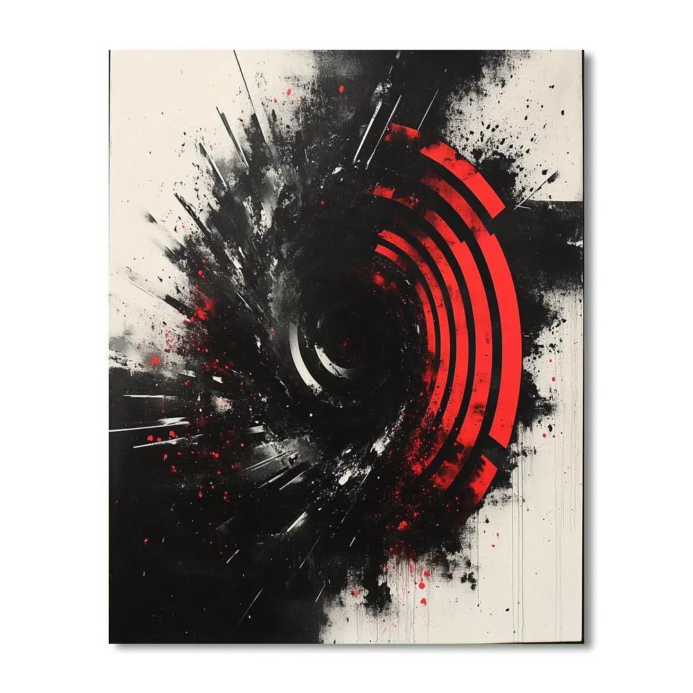 Banksy Inspired Algorithmic Dissent Nebula Painting by numbers kit