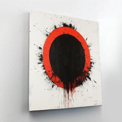 Banksy Inspired Climate Alarm Eclipse Painting by numbers kit