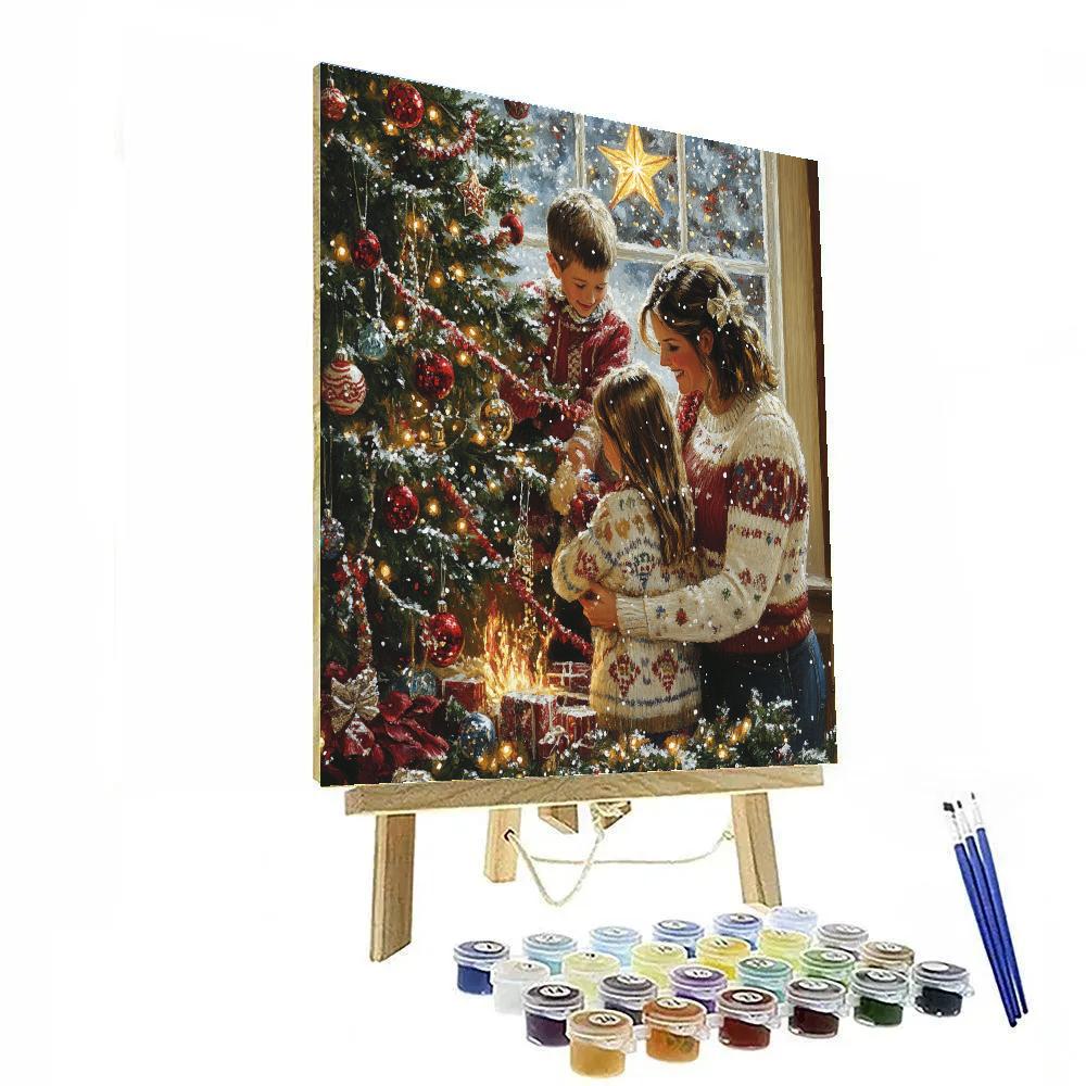 Starlight Ornament Exchange Numbered painting kits