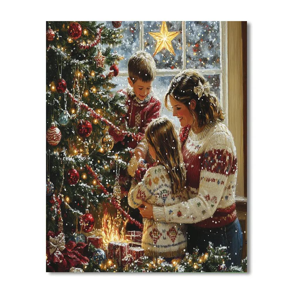 Starlight Ornament Exchange Numbered painting kits