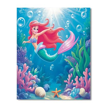 Ariel Coral Reef Bubble Parade paint by color