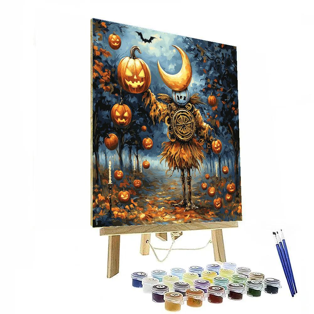 Clockwork Orchard In Haunted Twilight DIY paint by numbers